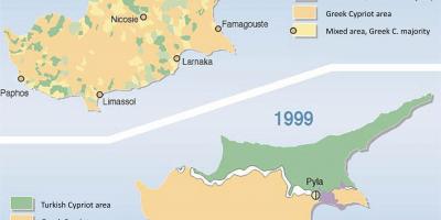 Kyproksen kartta-turkin side - turkki-Kyproksen kartta (Etelä-Euroopassa -  Eurooppa)