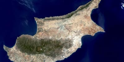 Kyproksen kartta, satelliitti